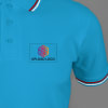 Gift AWG Sport Giza Polo T-shirt for Men (Turquoise Blue)