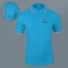 AWG Sport Giza Polo T-shirt for Men (Turquoise Blue) Online