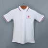 Shop AWG Sport Giza Polo T-shirt for Men (White)