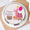 Buy Baby Owl First Birthday Cake (Half Kg)