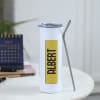 Gift Back To The 90's Personalized Stainless Steel Tumbler With Straw