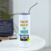 Back To The 90's Personalized Stainless Steel Tumbler With Straw Online