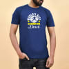 Badminton Dad Navy Blue Cotton T-Shirt Online