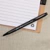 Ball Pen in Matte Black - Customized with Name Online