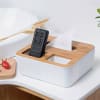 Bamboo Lid Tissue Box - Organizer - Assorted - Single Piece Online
