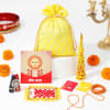 Shop Banarasi Dupatta Karwa Chauth Hamper