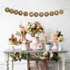 Banner - Just Married - Gold - Single Piece Online