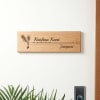 Bansuri Engraved Personalized Name Plate Online