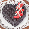 Buy Basket Weave Heart Chocolate Cake (1 Kg)