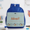 Be Brave Be Strong - School Bag - Personalized - Blue Online