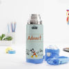 Buy Be Brave Be Strong - Vaccum Bottle - Personalized - Blue