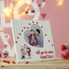 Gift Be Mine Forever Personalized Heart Photo Frame