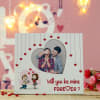 Be Mine Forever Personalized Heart Photo Frame Online