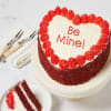 Be Mine! Heart-Shaped Red Velvet Chocolate Cake Online