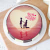 Buy Be My Valentine Cake (Half Kg)