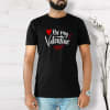 Be My Valentine Cotton T-Shirt in Black Online