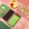 Buy Beads Rakhi With Premium Goodies And Pooja Thali