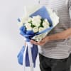 Shop Beautiful Bunch of 15 White Roses