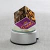 Gift Beautiful Diwali Personalized Rotating LED Cube