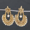 Shop Beautiful Kundan and Pearl Work Earrings with Ring