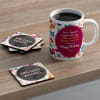 Beautiful Moments Personalized Birthday Mug Coasters combo Online