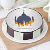Beautiful Mosque Design Eid Mubarak Cake (Half Kg) Online