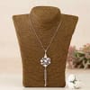Gift Beautiful Pearl and Cz Necklace