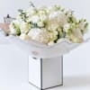 Beautifully Simple Showstopper White Flower Bouquet Online