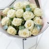 Beautifully Simple White Rose Bouquet Online