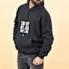 Gift Bed Needs Me Fleece Hoodie For Men- Grey