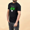 Gift Beleaf In Yourself Black Cotton T-Shirt