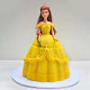 Belle Barbie Fondant Cake (2.5 Kg) Online