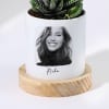 Gift Beloved Memories - Haworthia Succulent With Pot - Personalized
