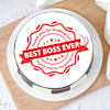 Buy Best Boss Ever Poster Cake