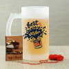 Best Brother Beer Mug with Roli Chawal and Moli Online