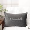 Gift Best Brother Ever Personalized Velvet Cushion - Grey
