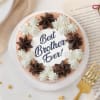 Shop Best Brother Mini Cake And Rakhi Combo