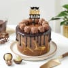 Buy Best Dad Chocolate Ganache Cake (Half Kg)