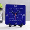 Buy Best Dad Clock with Pillar Candle