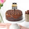 Gift Best Dad Dazzling Truffle Cake (Half Kg)