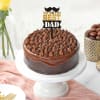 Best Dad Dazzling Truffle Cake (Half Kg) Online