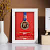 Gift Best Dad Ever Certificate Medal