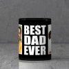 Buy Best Dad Ever Personalized Black Mug