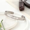 Buy Best Dad Ever Silver Cuff Bracelet