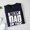 Buy Best Dad In The Galaxy T-shirt - Personalized - Black