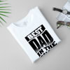 Buy Best Dad In The Galaxy T-shirt - Personalized - White