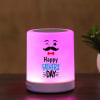 Buy Best Dad Personalized Bluetooth Speaker with LED