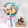 Best Dad Personalized Frame And Bouquet Set Online