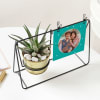 Shop Best Dad Personalized Polaroid With Swing Planter