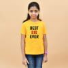 Shop Best Ever Bro and Sis Yellow T-Shirt Combo